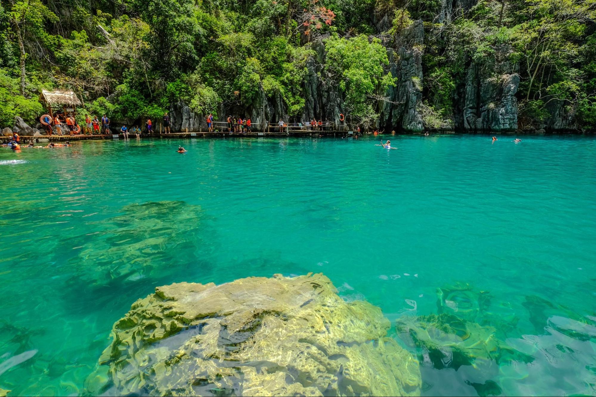 Kayangan Lake in Coron Island, Palawan, The Philippines