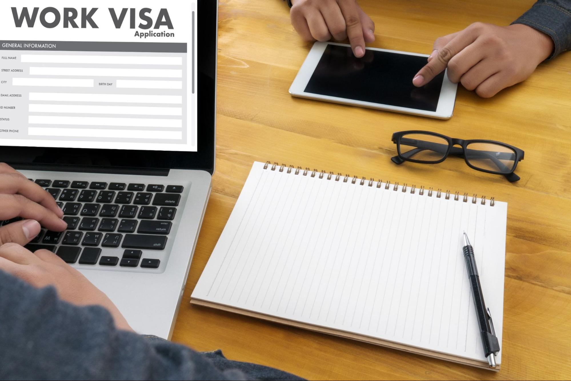 WORK Visa Application Employment Recruitment to Work businessman